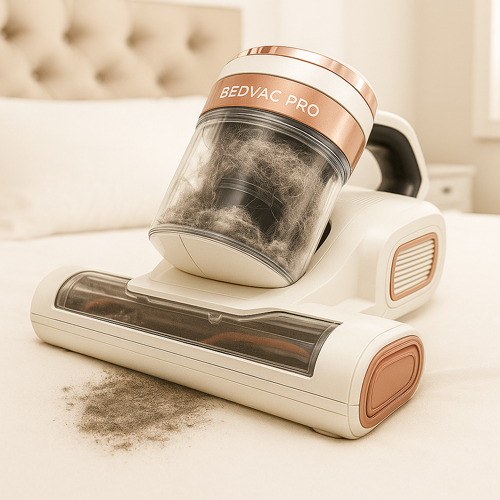 BedVac Pro™ Mattress Cleaner Vacuum – UV-C, HEPA, Dust Mite & Bed Bug