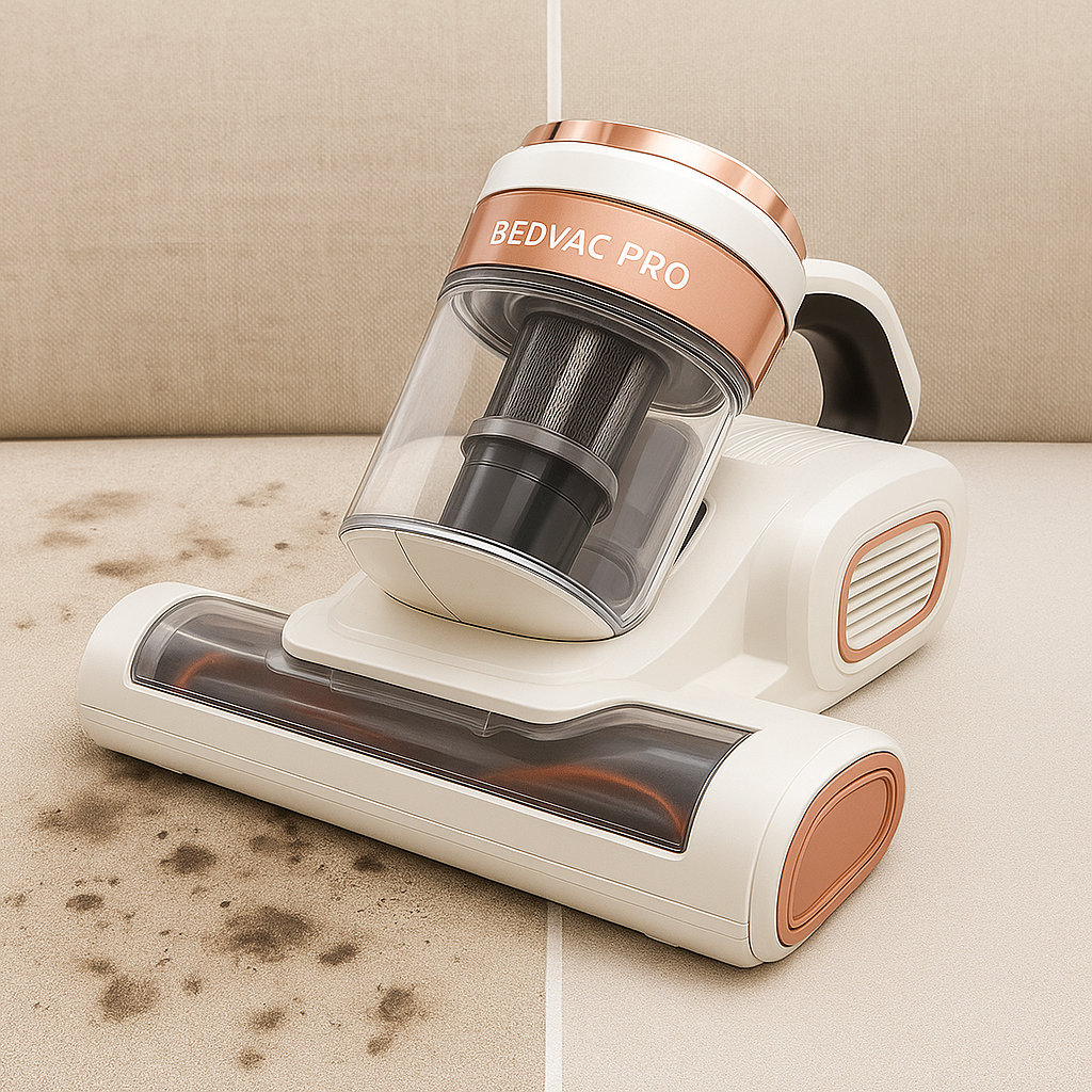 BedVac Pro™ Mattress Cleaner Vacuum – UV-C, HEPA, Dust Mite & Bed Bug
