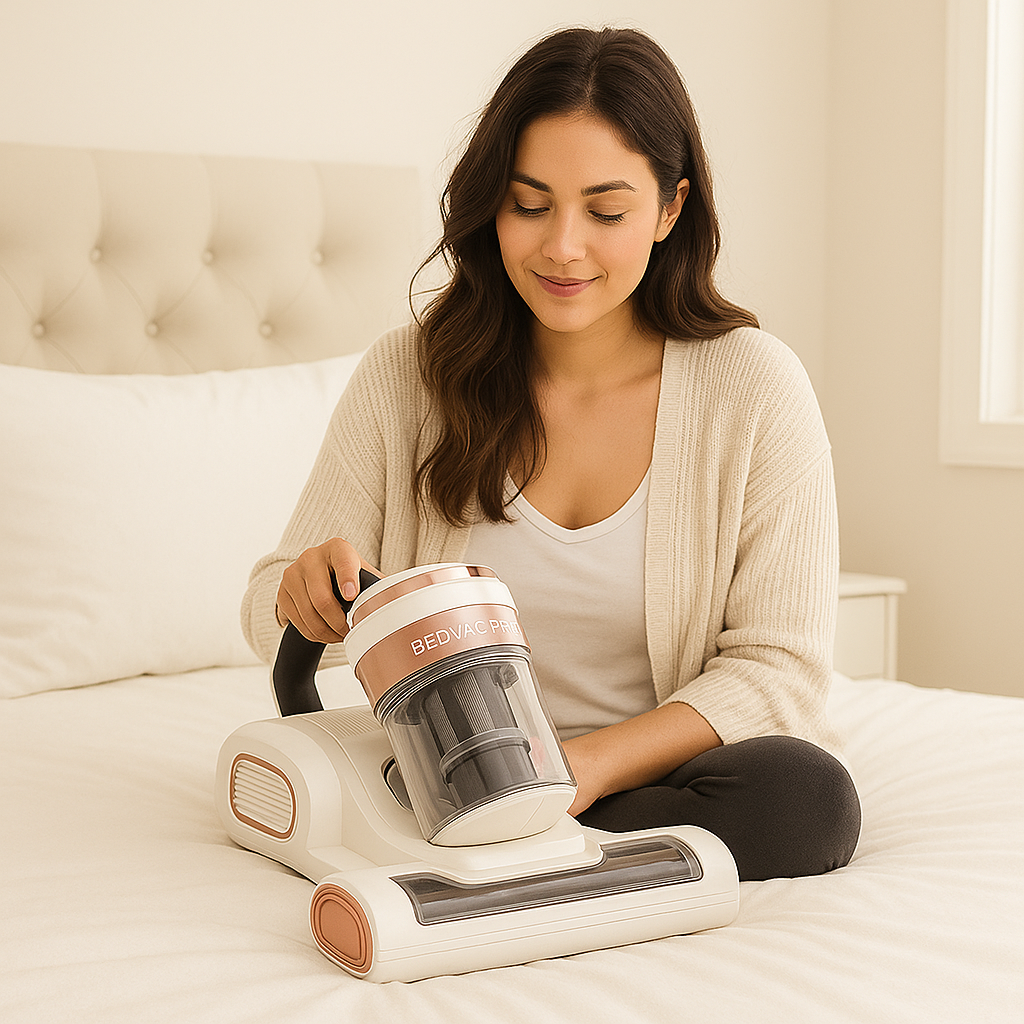 BedVac Pro™ Mattress Cleaner Vacuum – UV-C, HEPA, Dust Mite & Bed Bug